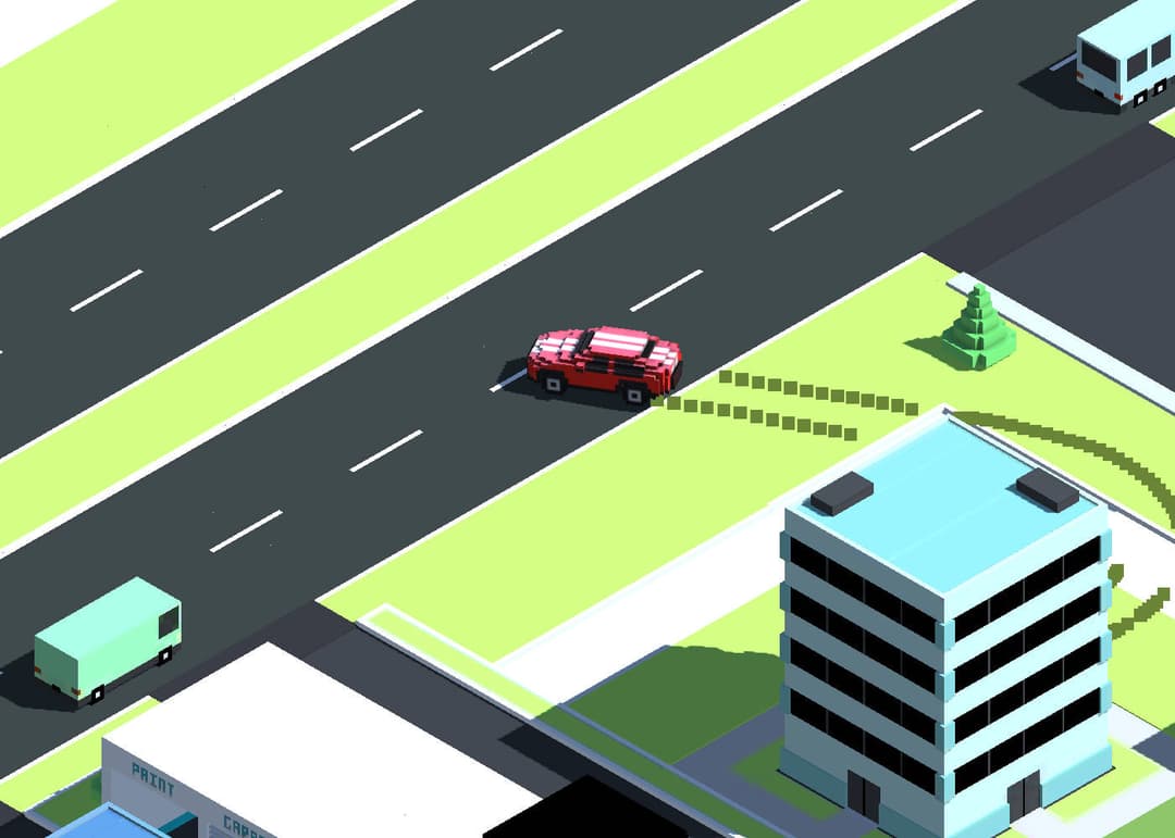 screenshot of escape road